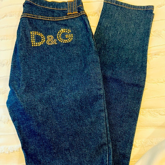 UNIQUE DOLCE & GABBANA Tight Jeans. Zipper in The Bottom. Brand New. European - Picture 4 of 15